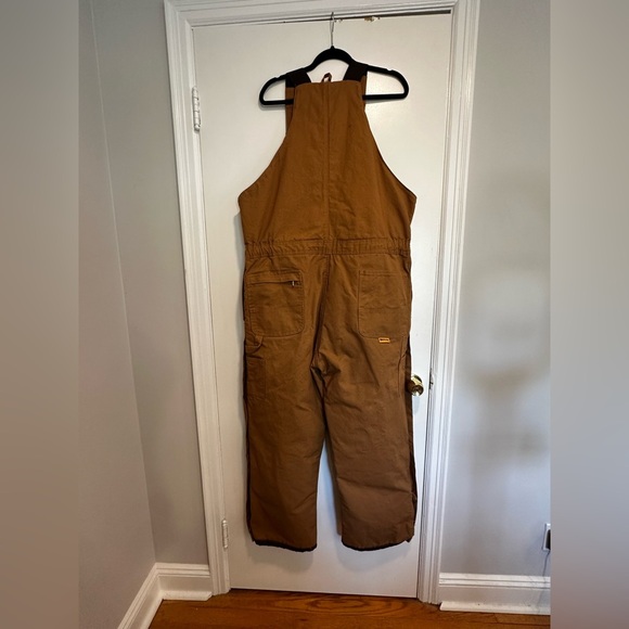 Berne XL Regular Heritage Insulated Bib Overall Duck Brown. Heavy Duty Workwear. - Picture 2 of 15
